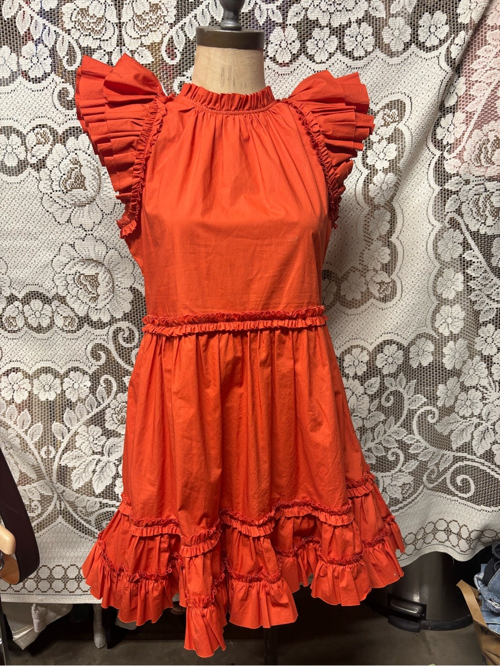 Ulla Johnson Joan Nasturtium Orange Dress size 2